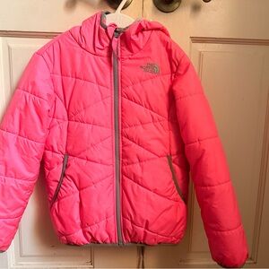 The North Face Vibrant Pink Quilted Jacket